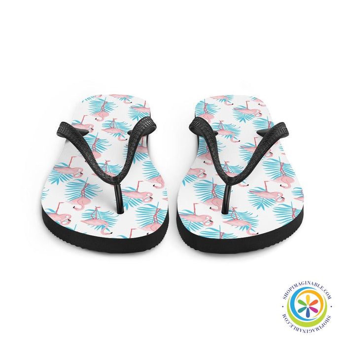 Summer Flamingo Flip-Flops-ShopImaginable.com