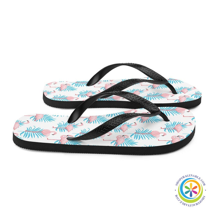 Summer Flamingo Flip-Flops-ShopImaginable.com