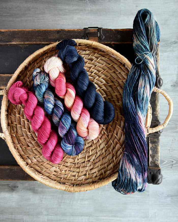 Destination Yarn fingering weight yarn Summer on the Great Lakes