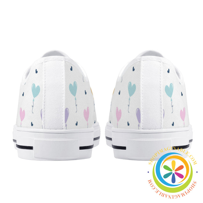 Take My Heart Ladies Low Top Canvas Shoes