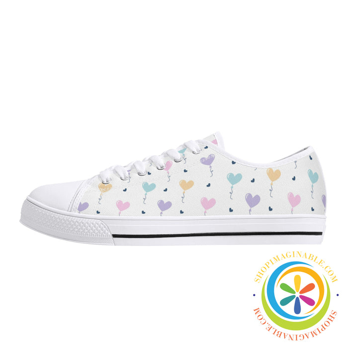 Take My Heart Ladies Low Top Canvas Shoes