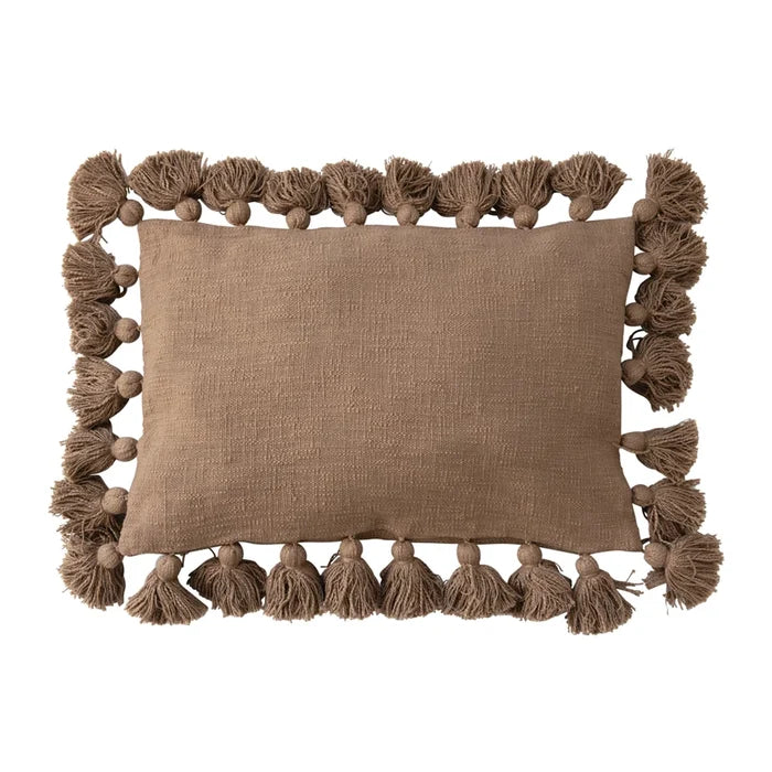 Tassle Lumbar Pillow DOWN