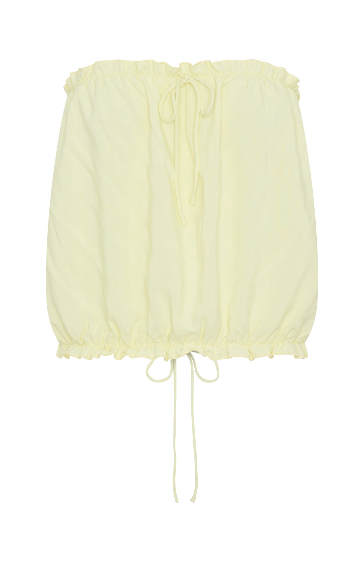 Golden Child Strapless Top Lemon