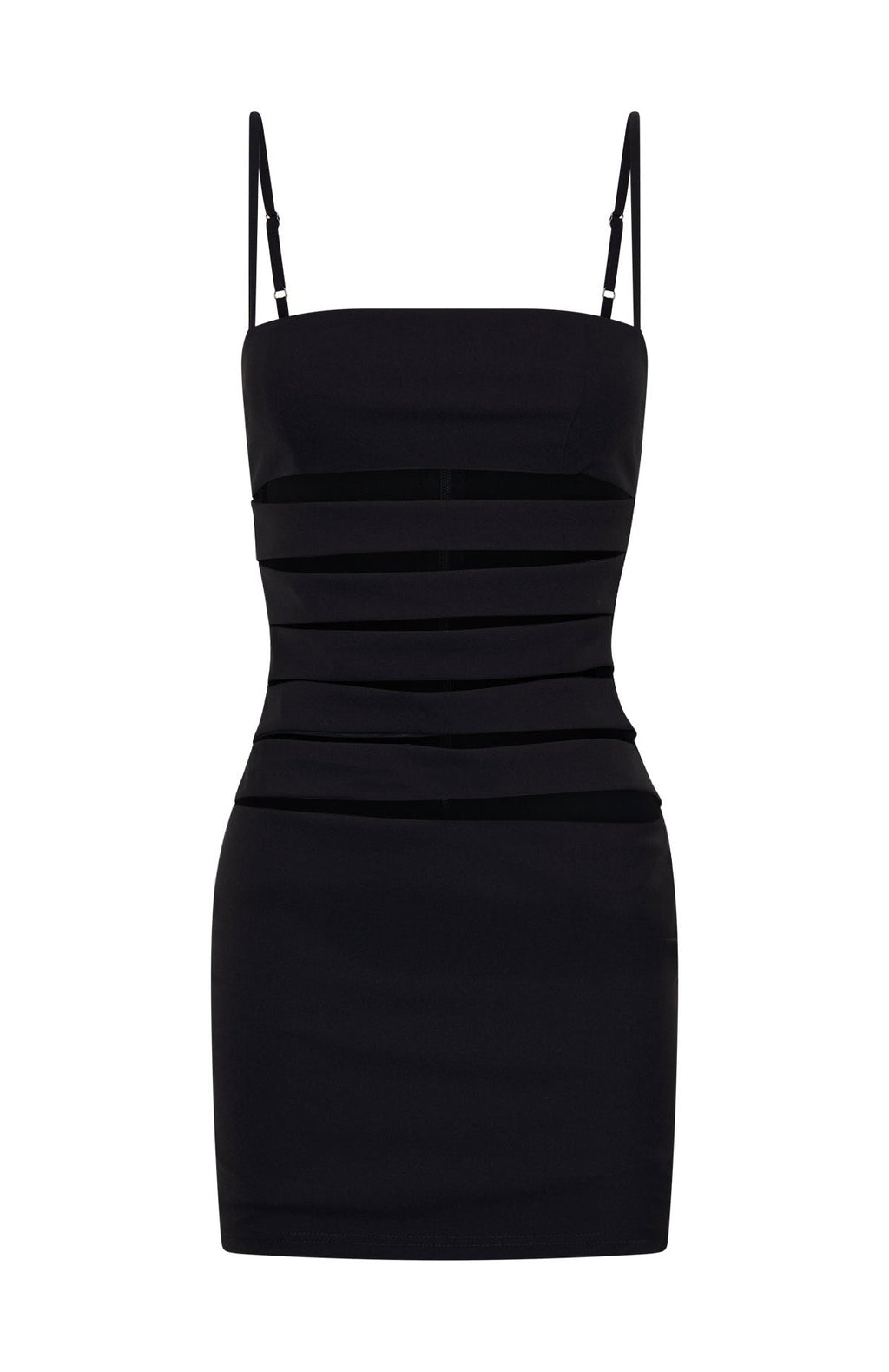 He Won't Hear This Mini Dress Black