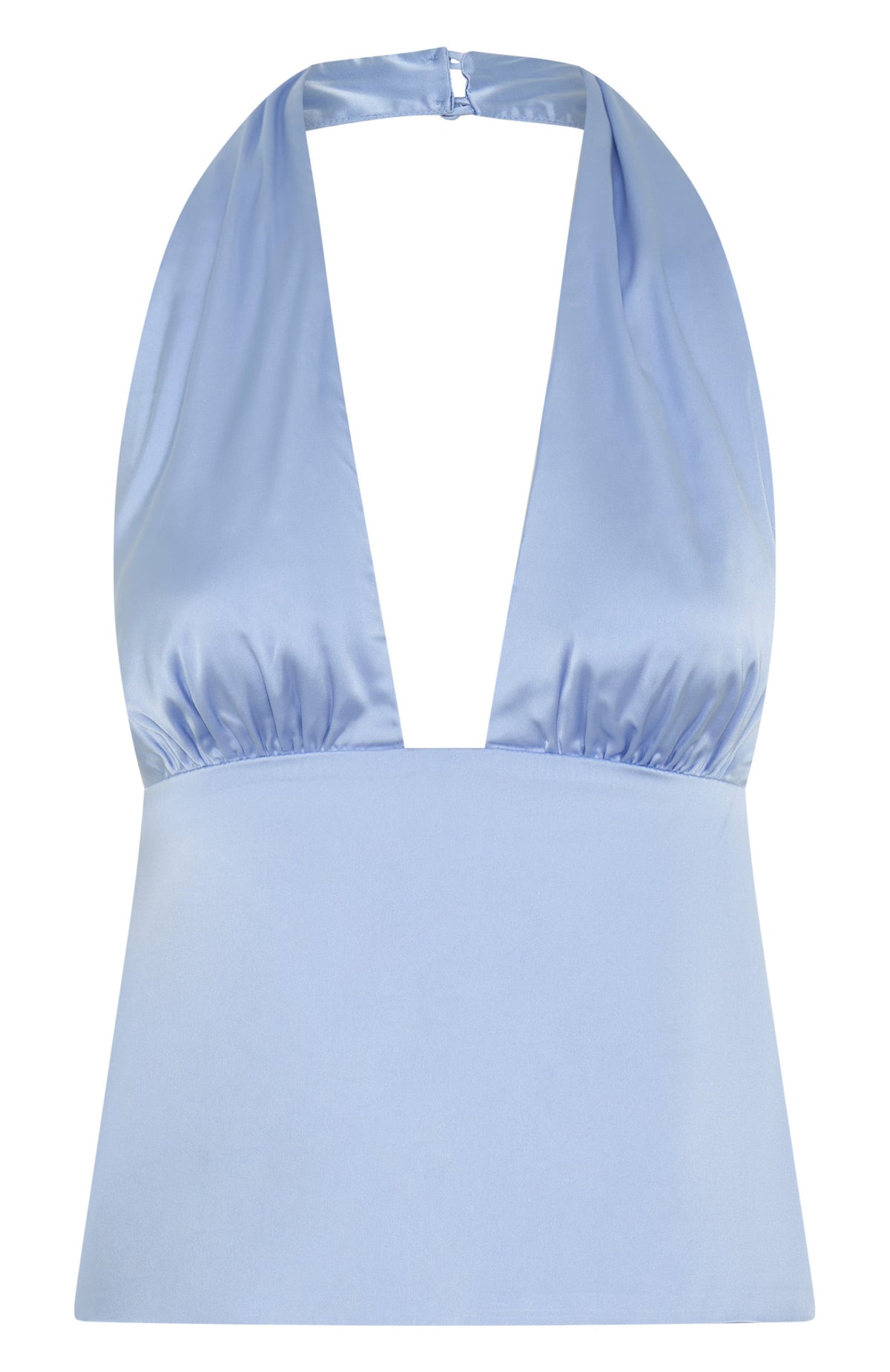 Here For Me Halter Top Blue