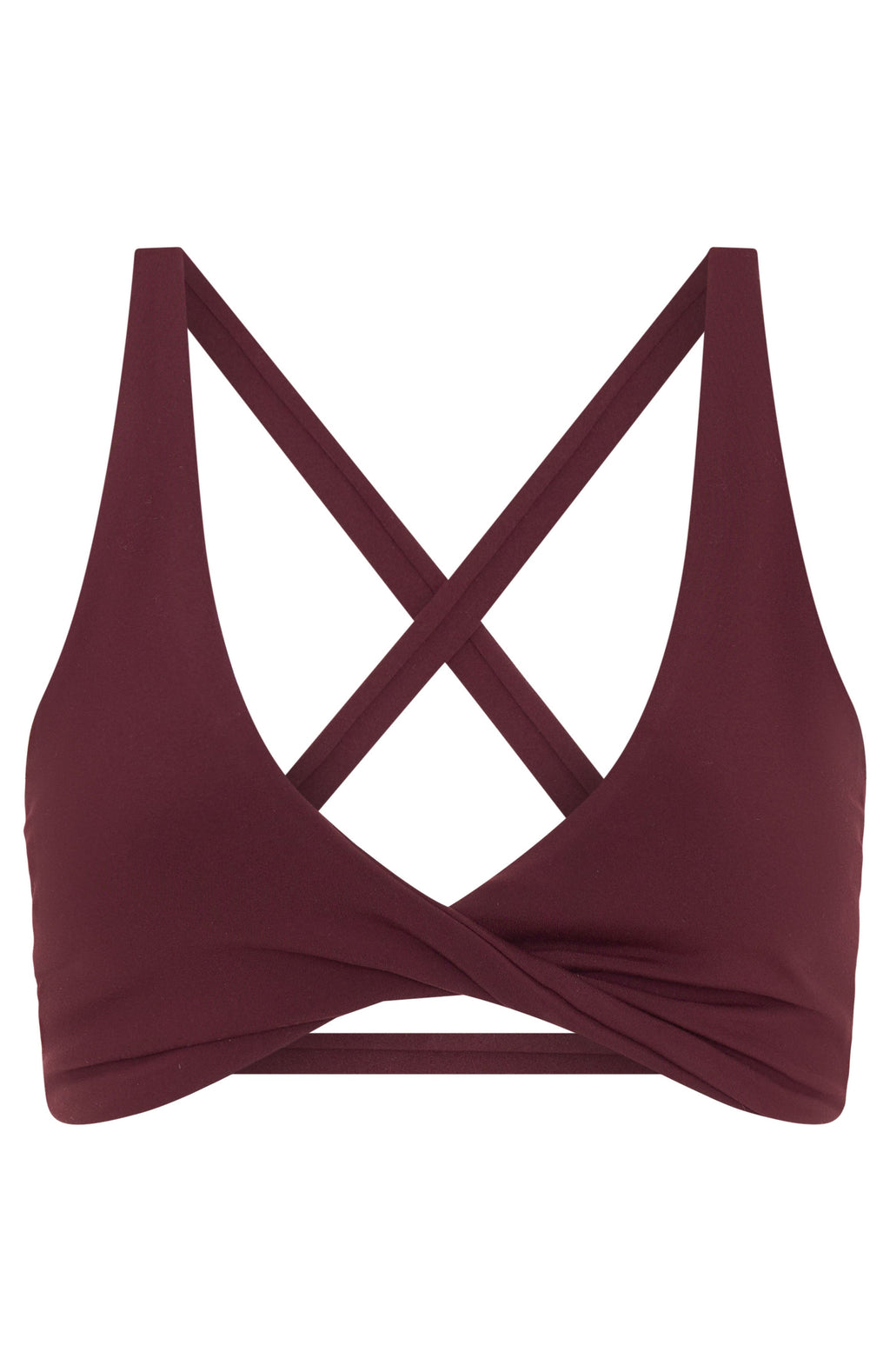 High Definition Sports Bra Merlot