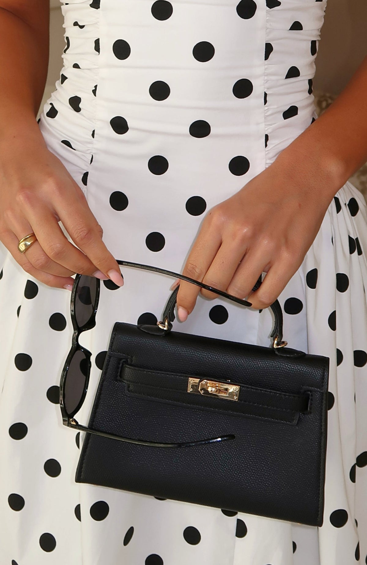 Hope Top Handle Bag Black