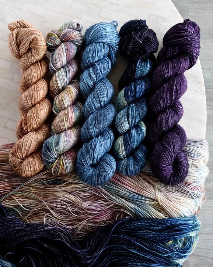 Destination Yarn fingering weight yarn WITCHING HOUR