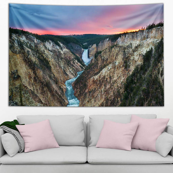 Yellowstone Falls by Third Eye Tapestries
