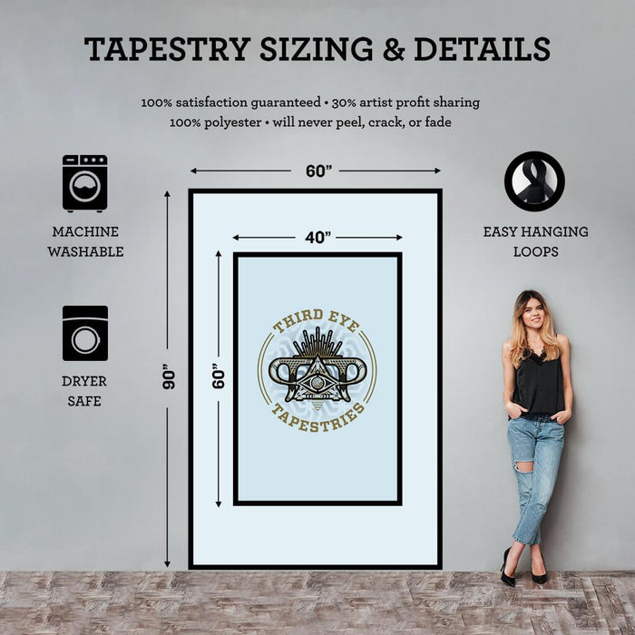 Yellowstone Falls by Third Eye Tapestries