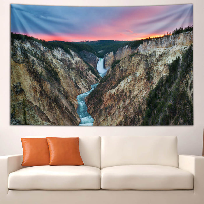 Yellowstone Falls by Third Eye Tapestries