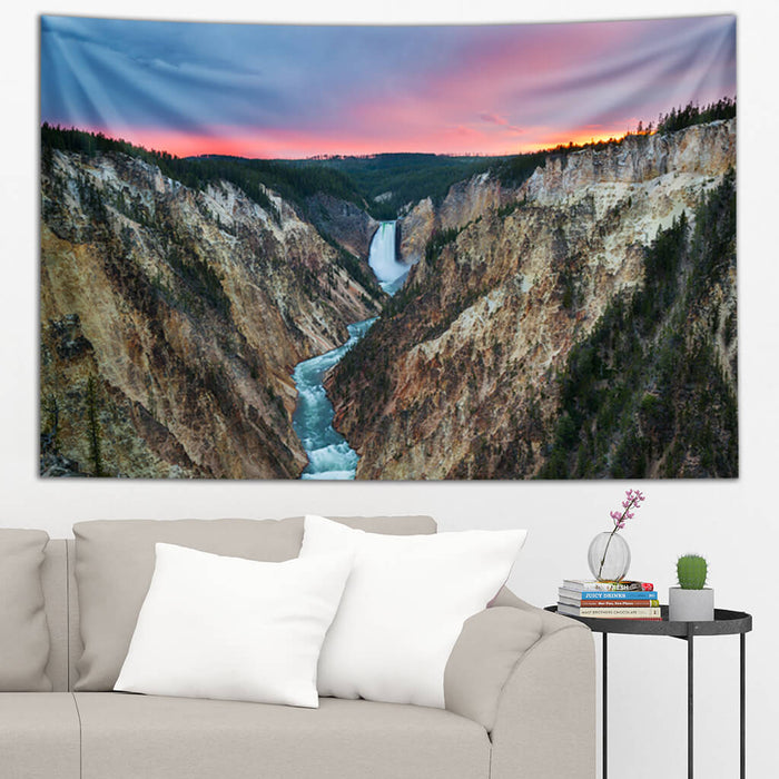 Yellowstone Falls by Third Eye Tapestries